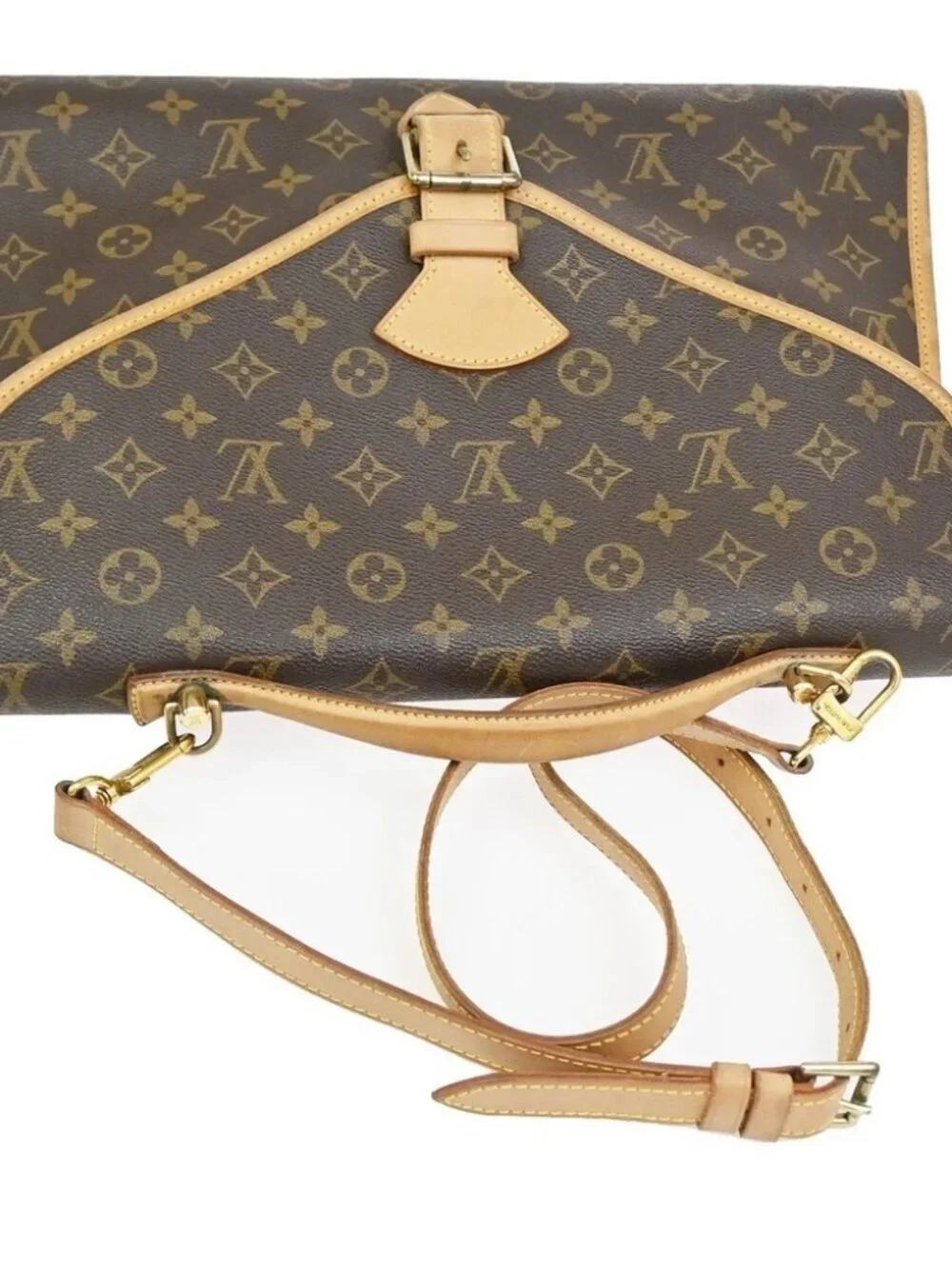 LOUIS VUITTON Beverly 2Way Hand Bag Briefcase Monogram Leather